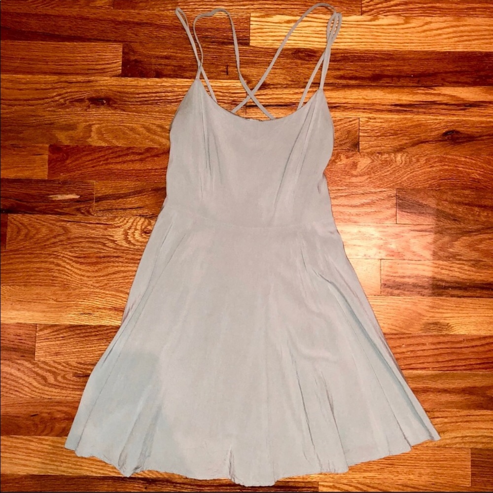 Cross Back Mini-Dress - Picture 4 of 6